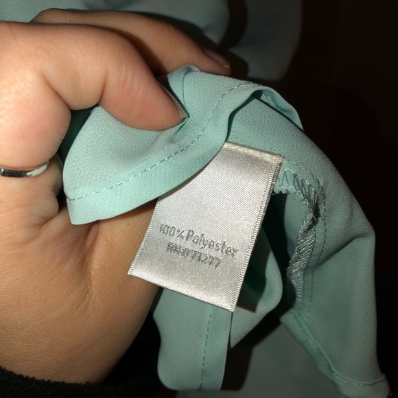 LC Lauren Conrad Mint Green Hi-Low Top•Small•NWT - Picture 8 of 8
